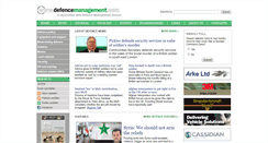 Desktop Screenshot of defencemanagement.com