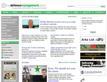 Tablet Screenshot of defencemanagement.com